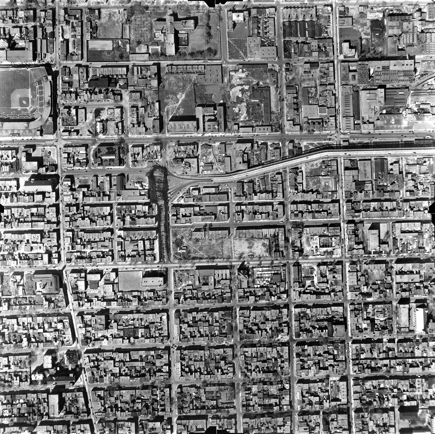 Centre-Sud street with buildings and nearby park